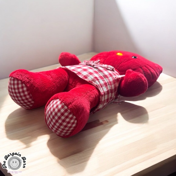 RARE Retired Build-A-Bear Hello Kitty Red Plush 18” Gingham Romper Large - Picture 3 of 6